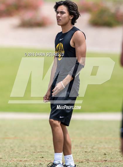 Thumbnail 3 in Notre Dame Prep vs. Horizon (GBAC 7-on-7) photogallery.
