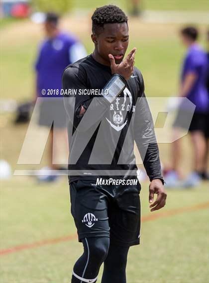 Thumbnail 2 in Notre Dame Prep vs. Horizon (GBAC 7-on-7) photogallery.