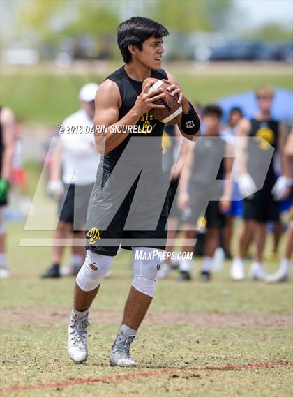 Thumbnail 3 in Notre Dame Prep vs. Horizon (GBAC 7-on-7) photogallery.