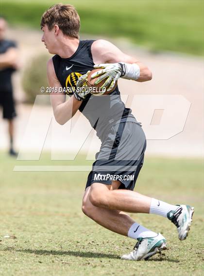 Thumbnail 1 in Notre Dame Prep vs. Horizon (GBAC 7-on-7) photogallery.