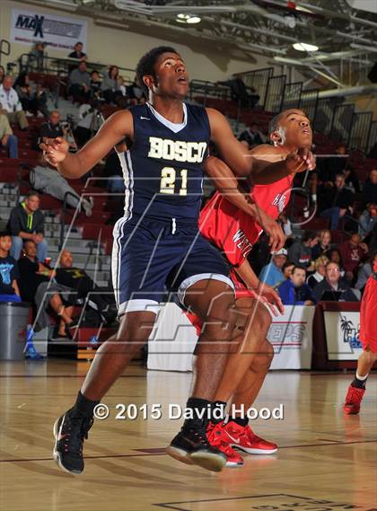 Thumbnail 2 in Harvard-Westlake vs. St. John Bosco (MaxPreps Holiday Classic Gatorade Championship) photogallery.
