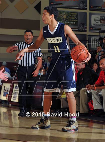Thumbnail 1 in Harvard-Westlake vs. St. John Bosco (MaxPreps Holiday Classic Gatorade Championship) photogallery.