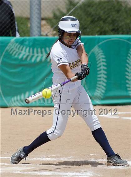 Thumbnail 2 in Mater Dei vs Madison (CIF SDS D4 Final) photogallery.