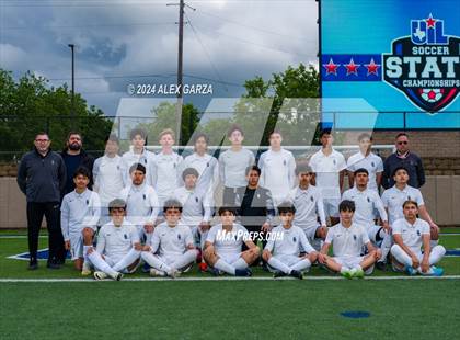 Thumbnail 1 in Navasota vs. San Elizario (UIL 4A Soccer Semifinal) photogallery.