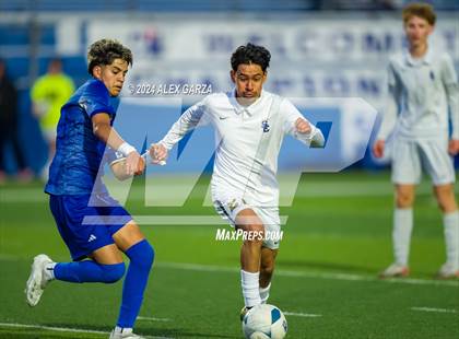 Thumbnail 1 in Navasota vs. San Elizario (UIL 4A Soccer Semifinal) photogallery.