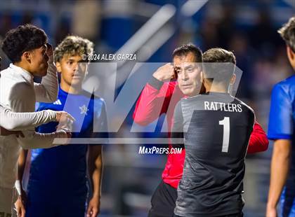 Thumbnail 2 in Navasota vs. San Elizario (UIL 4A Soccer Semifinal) photogallery.