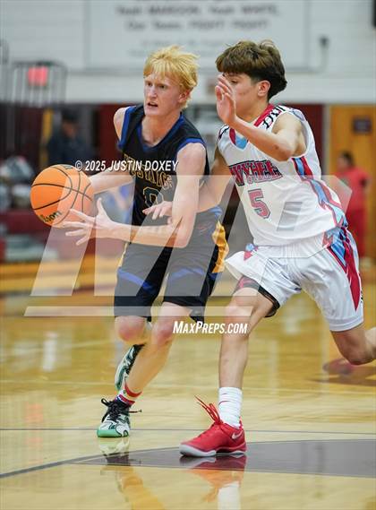 Thumbnail 1 in Lund vs. Owyhee (NIAA 1A East League Semifinals) photogallery.