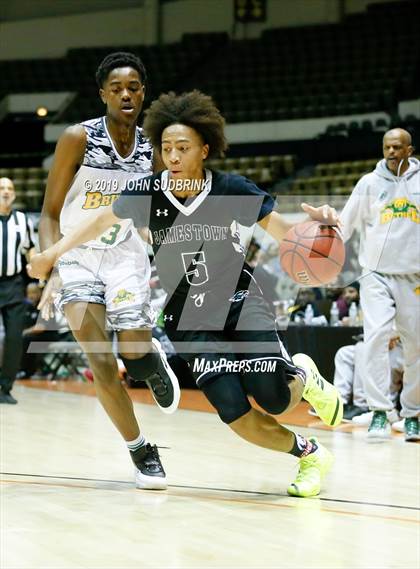 Thumbnail 2 in Jamestown vs Bethel  (Iverson Holiday Crossover Showcase) photogallery.