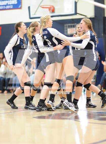 Thumbnail 3 in Santa Clarita Christian vs. Capistrano Valley Christian (CIF SS D9 Quarterfinal Playoff) photogallery.