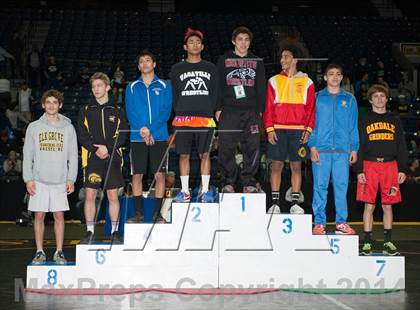 Thumbnail 2 in CIF SJS Masters Wrestling Championships (Awards) photogallery.
