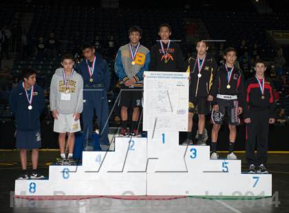 Thumbnail 2 in CIF SJS Masters Wrestling Championships (Awards) photogallery.