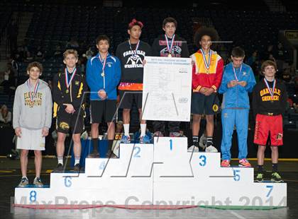 Thumbnail 3 in CIF SJS Masters Wrestling Championships (Awards) photogallery.