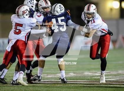 Thumbnail 2 in St. Genevieve vs Pacific (CIF SS Quarterfinal) photogallery.