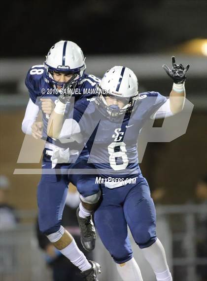 Thumbnail 1 in St. Genevieve vs Pacific (CIF SS Quarterfinal) photogallery.