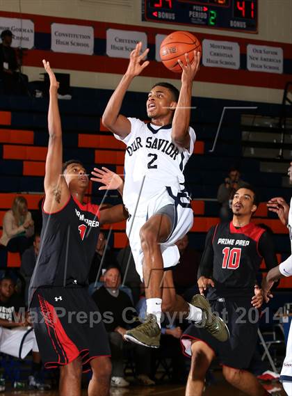 Thumbnail 2 in Our Savior New American vs. Prime Prep (Tarkanian Classic) photogallery.