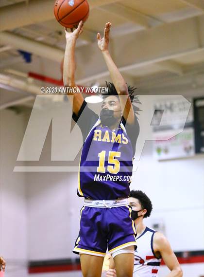 Thumbnail 2 in Word of God Christian Academy vs Raleigh Christian Academy (The BIG H.I.T. Holiday Invitational) photogallery.