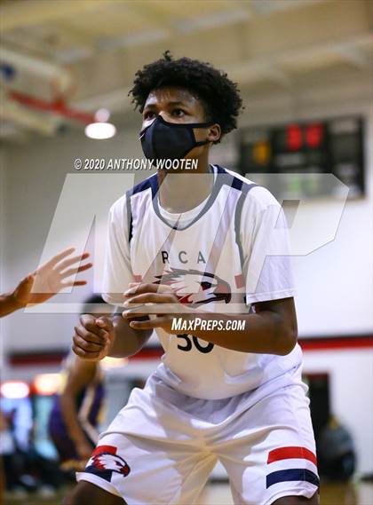 Thumbnail 1 in Word of God Christian Academy vs Raleigh Christian Academy (The BIG H.I.T. Holiday Invitational) photogallery.