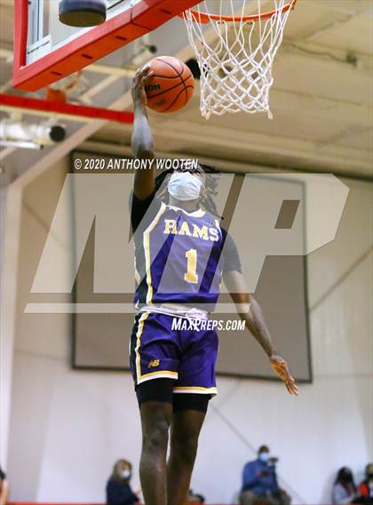Thumbnail 1 in Word of God Christian Academy vs Raleigh Christian Academy (The BIG H.I.T. Holiday Invitational) photogallery.