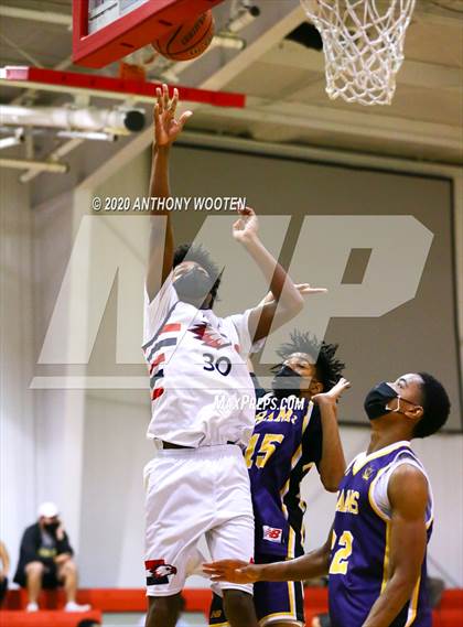 Thumbnail 3 in Word of God Christian Academy vs Raleigh Christian Academy (The BIG H.I.T. Holiday Invitational) photogallery.