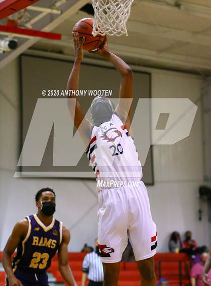 Thumbnail 2 in Word of God Christian Academy vs Raleigh Christian Academy (The BIG H.I.T. Holiday Invitational) photogallery.