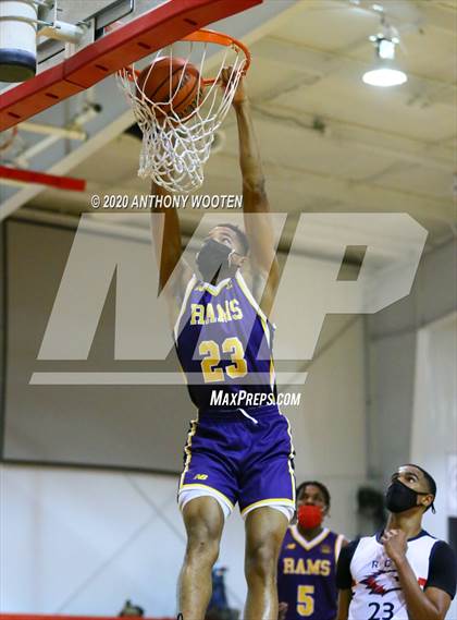 Thumbnail 2 in Word of God Christian Academy vs Raleigh Christian Academy (The BIG H.I.T. Holiday Invitational) photogallery.