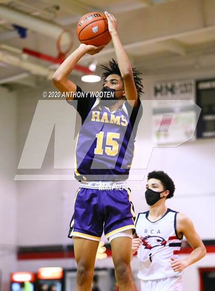 Thumbnail 1 in Word of God Christian Academy vs Raleigh Christian Academy (The BIG H.I.T. Holiday Invitational) photogallery.