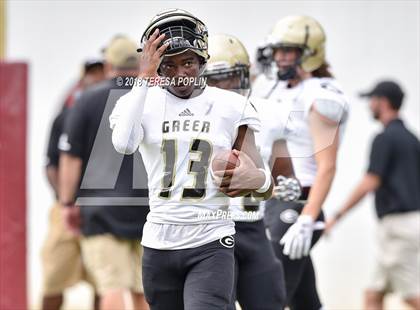 Thumbnail 2 in Hillcrest vs Greer (Greenville High Football Jamboree) photogallery.