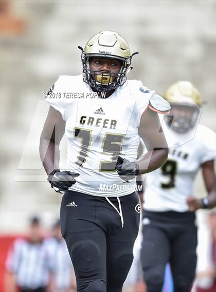 Thumbnail 3 in Hillcrest vs Greer (Greenville High Football Jamboree) photogallery.
