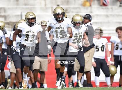 Thumbnail 2 in Hillcrest vs Greer (Greenville High Football Jamboree) photogallery.