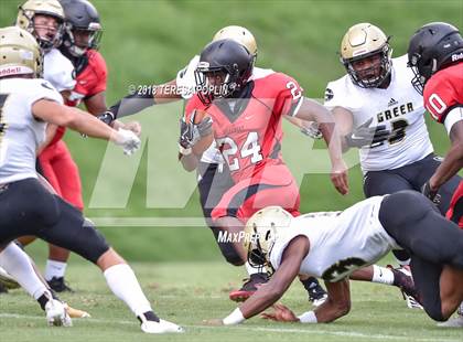 Thumbnail 2 in Hillcrest vs Greer (Greenville High Football Jamboree) photogallery.