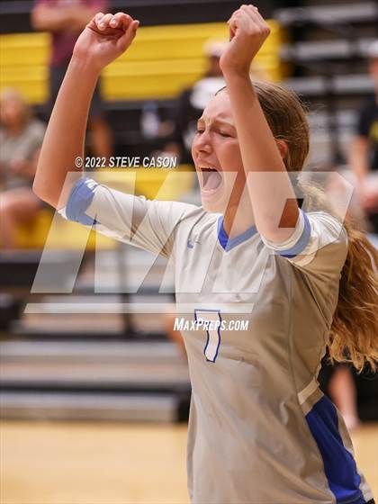 Thumbnail 3 in Rocklin vs Pleasant Valley (Del Oro Tournament) photogallery.