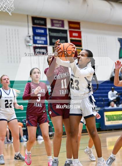 Thumbnail 1 in Cherokee Trail vs. Mullen (ThunderRidge Tournament) photogallery.