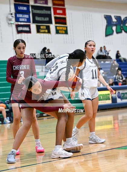 Thumbnail 2 in Cherokee Trail vs. Mullen (ThunderRidge Tournament) photogallery.