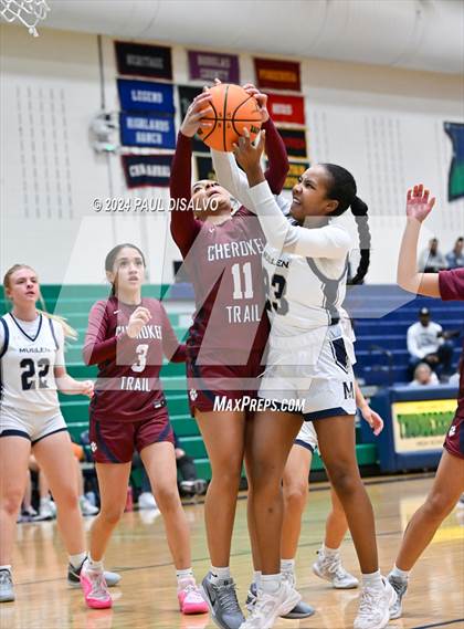 Thumbnail 3 in Cherokee Trail vs. Mullen (ThunderRidge Tournament) photogallery.