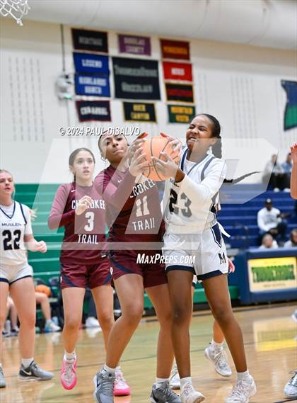 Thumbnail 2 in Cherokee Trail vs. Mullen (ThunderRidge Tournament) photogallery.