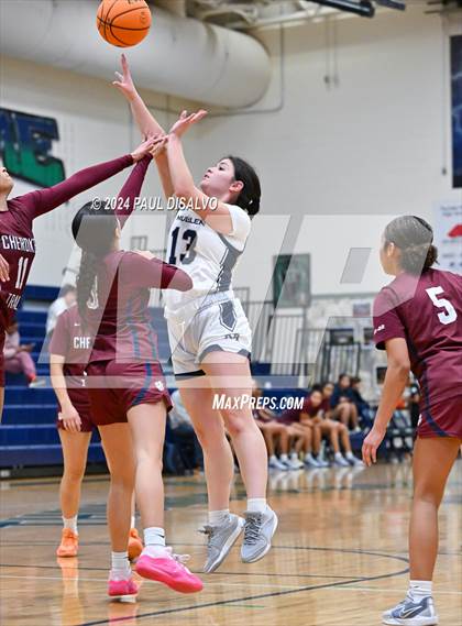 Thumbnail 2 in Cherokee Trail vs. Mullen (ThunderRidge Tournament) photogallery.