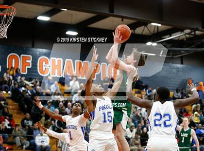 Thumbnail 3 in Lane Tech vs Proviso East (IHSA 4A Regional Semifinal) photogallery.