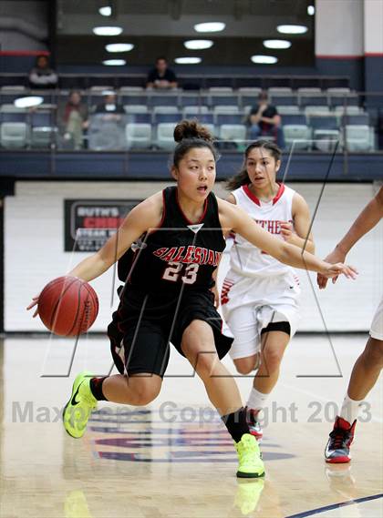 Thumbnail 2 in St. Mary's vs. Salesian photogallery.