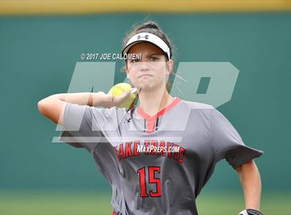 Thumbnail 1 in Reagan [Ronald] vs Lake Travis Game 2 (UIL 6A Bi-District Playoff) photogallery.
