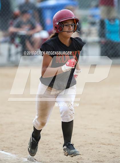 Thumbnail 1 in Rocky Mountain vs Regis Jesuit (Loveland Softball Showcase) photogallery.