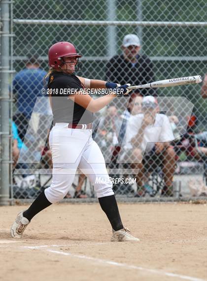 Thumbnail 1 in Rocky Mountain vs Regis Jesuit (Loveland Softball Showcase) photogallery.