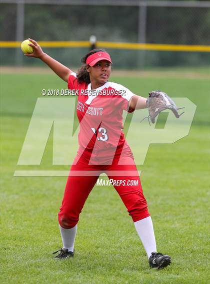Thumbnail 2 in Rocky Mountain vs Regis Jesuit (Loveland Softball Showcase) photogallery.