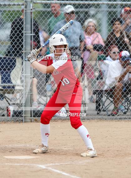 Thumbnail 1 in Rocky Mountain vs Regis Jesuit (Loveland Softball Showcase) photogallery.