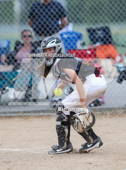 Thumbnail 3 in Rocky Mountain vs Regis Jesuit (Loveland Softball Showcase) photogallery.