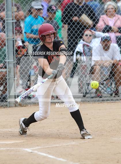 Thumbnail 1 in Rocky Mountain vs Regis Jesuit (Loveland Softball Showcase) photogallery.