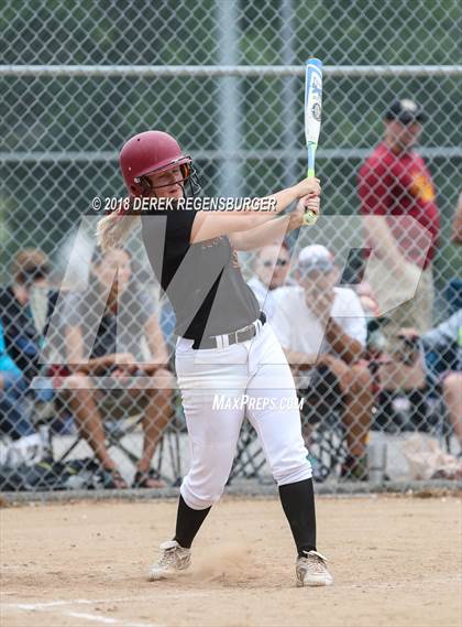 Thumbnail 1 in Rocky Mountain vs Regis Jesuit (Loveland Softball Showcase) photogallery.