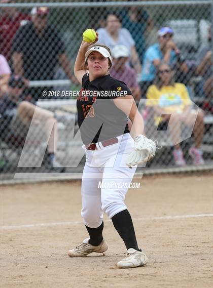 Thumbnail 2 in Rocky Mountain vs Regis Jesuit (Loveland Softball Showcase) photogallery.