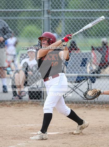 Thumbnail 3 in Rocky Mountain vs Regis Jesuit (Loveland Softball Showcase) photogallery.