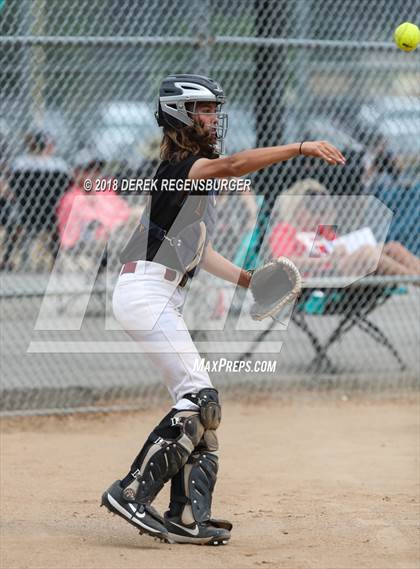 Thumbnail 3 in Rocky Mountain vs Regis Jesuit (Loveland Softball Showcase) photogallery.
