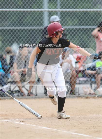 Thumbnail 3 in Rocky Mountain vs Regis Jesuit (Loveland Softball Showcase) photogallery.